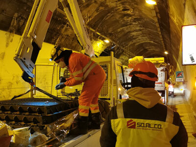 MESSA IN SICUREZZA GALLERIA AUTOSTRADALE DEL GRAN SASSO